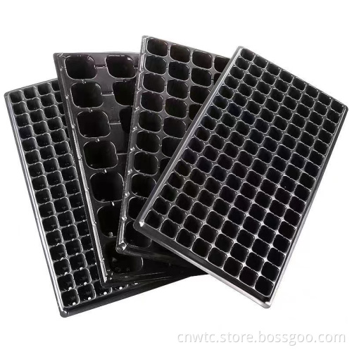 Plastic Seedling Trays: 21, 50, and 128 Cell Garden Germination and Planting Trays for Nurseries and Seed Starting